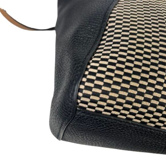 COACH Legacy Jacguard PRAIRIE SATCHEL TOTE 29848 Leather Black Crossbody Purse - Picture 12 of 16